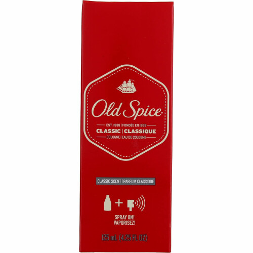 Old Spice Classic Cologne Spray 4,25 Oz 4 Pack 1