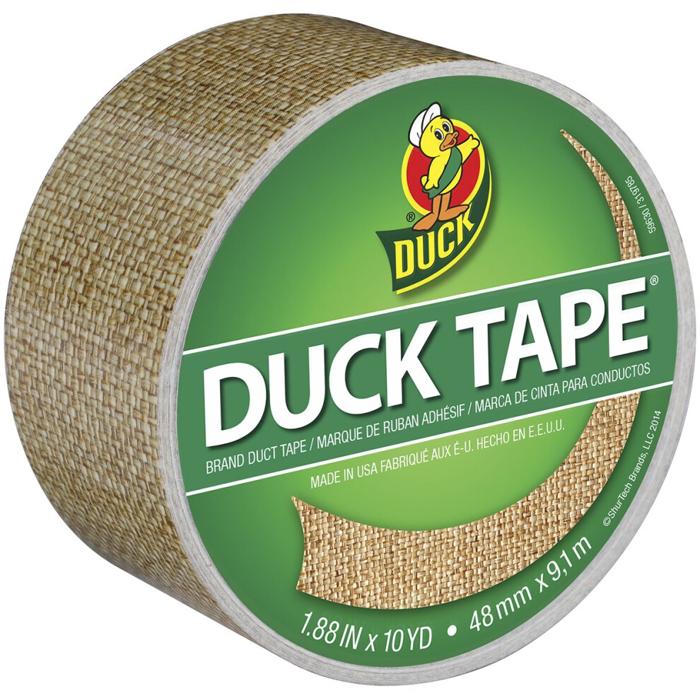 Duck Brand Printed Duct Tape Single Roll Burlap (283713) 075353340431
