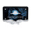 Uniune Pacific Chrome/Black Eagle Motorcycle Placa de nmatriculare Standard Standard 50124 1