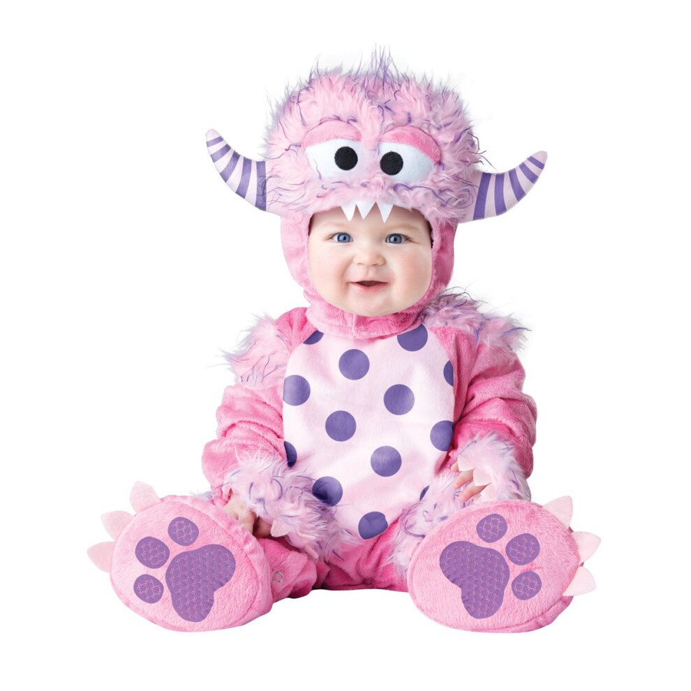 Photos - Fancy Dress Fun World Unisex Child Costumes Lil' Monster Infant And Toddler Pink