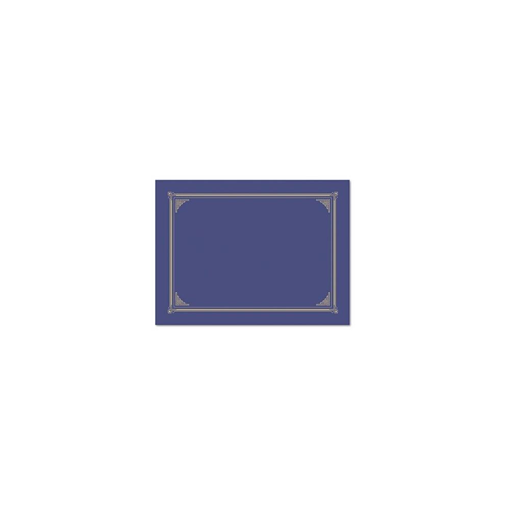 Photos - File Folder / Lever Arch File Geographics Certificate/Document Cover 12-1/2 x 9-3/4 Metallic Blue 6/Pack Sold as 1 Package 15PACK Total 15 Package 47401-15PK 