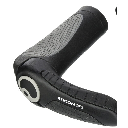 Ergon GP3-L Gripshift: Velký, Černý/Sivý 1