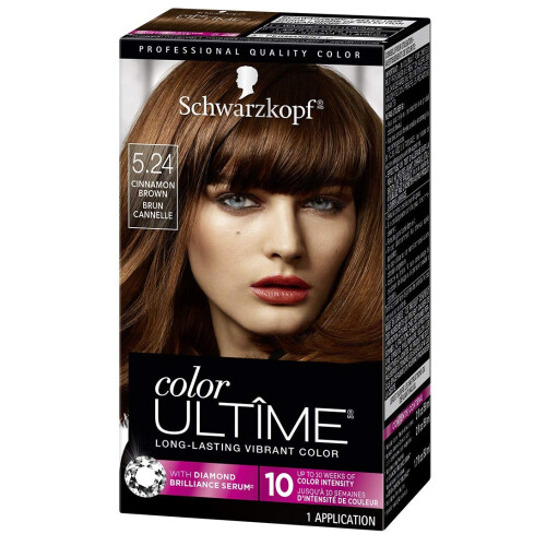 Schwarzkopf Color Ultime Μόνιμο Χρώμα Μαλλιών, 5.24 Καστανό Κανέλα