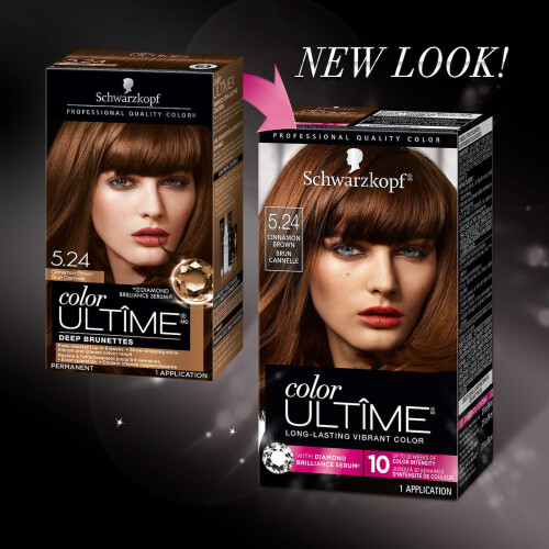 Schwarzkopf Color Ultime Μόνιμο Χρώμα Μαλλιών, 5.24 Καστανό Κανέλα 1