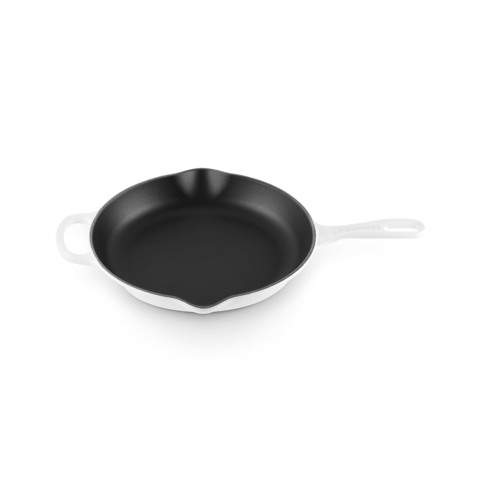 Photos - Bakeware Le Creuset Enameled Cast Iron Signature Iron Handle Skillet, 10.25" , White White LS2024-2616 (1-3/4 qt.)