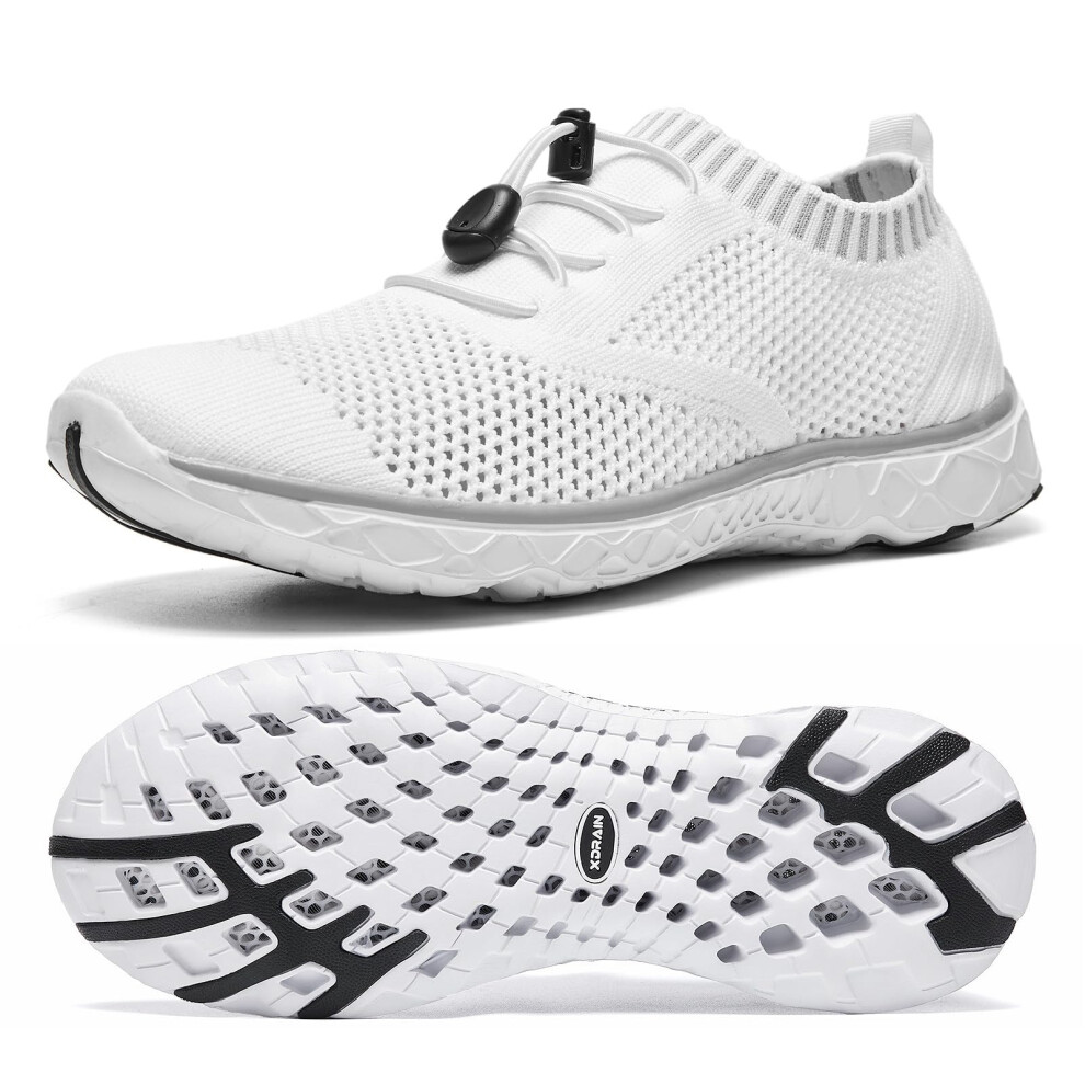 ALEADER Women's Quick Drying Aqua Water Shoes Blue 8 DM US/FR 39