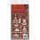 Stencil Γυαλίου Armour Products Over N Over, 5x8 Ίντσες, Χρόνος Καπέλου 1