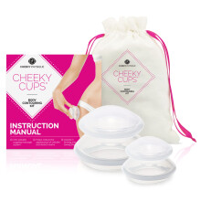 Cheeky Cups Cellulite Zuignapset - Anti Cellulite Cupping Massage - Vacu?therapie Body Contouring Kit Inclusief 2 siliconen cups voor benen Billen Di