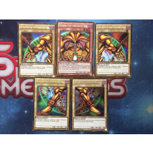Konami YuGiOh Exodia The Forbidden One Kompletn sada kariet Premium Gold Return of The Bling Edition