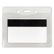 Portacredenciales de seguridad horizontal Advantus - Vinilo - Caja de 50