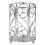 Home Basics Scroll Collection -krominen aterinteline 11,4 cm x 11,4 cm x 16,5 cm 2