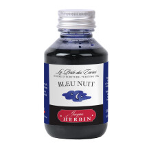 J. Herbin Ink do plnicího pera 100ml Bleu Nuit