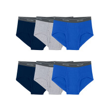 P   nske bavlnen    nohavicky Fruit of the Loom bez visaciek, 6 kusov - r   zne farby, extra velk   , velkost US