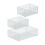 Like-it Bricks 90012 Storage Bin  Translucent White 1