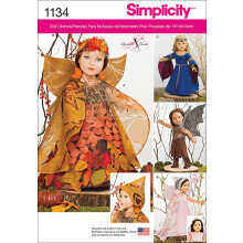 Modele de simplitate 1134 haine mistice pentru 18 """" papu?i de dimensiuni