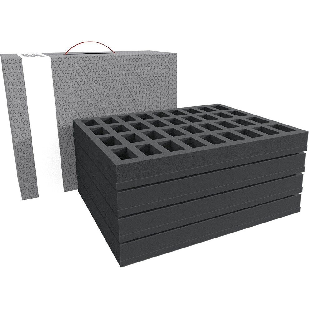 Coffre de rangement Feldherr FSLB150 compatible avec 144 figurines