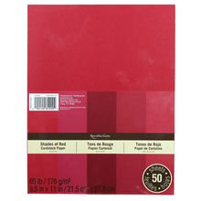 50 Blatt Kartonpapier in Rottnen, 21,6 x 27,9 cm, von Recollections  sure- und ligninfreies Papier fr Sammelalben, Kunst und Handwerk  1 Packung