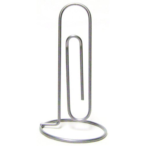 Home-X Jumbo Paper Clip Memo Holder for Desk - Document Stand Typing ...