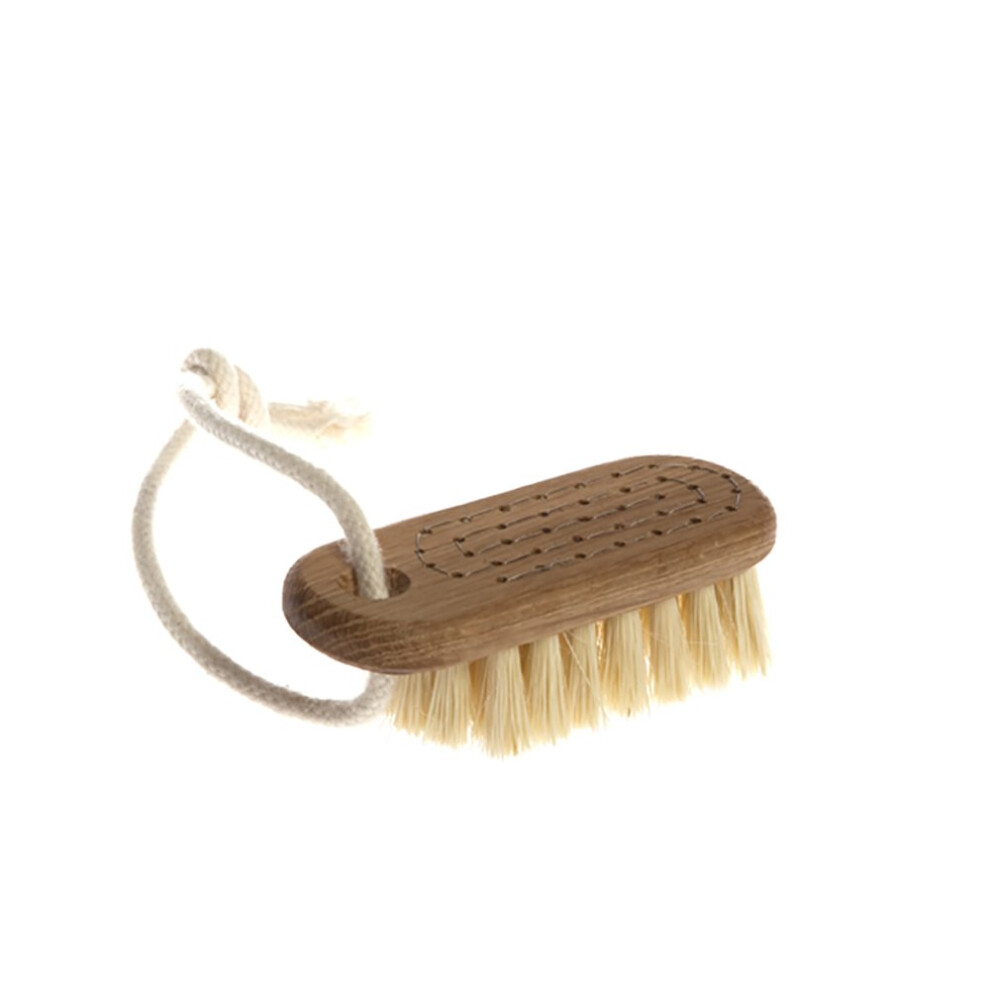 Verk?Nden Iris Hantverk""Lovisa"" Oak And Tampico Fiber Nail Brush With Cord