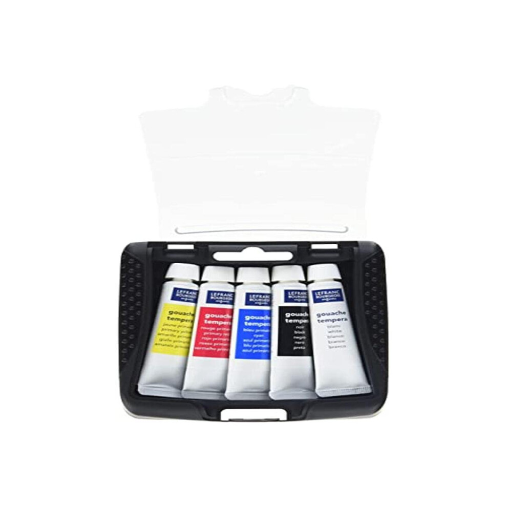Coffret De Tubes De Gouache Lefranc & Bourgeois Palette Multicolore - 5 Couleurs-image