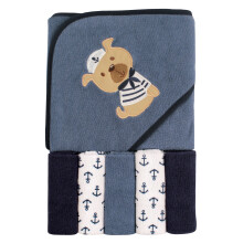 Unisex detsk osu ka s kapucnou Luvable Friends s piatimi inkami pre ps kov, jedna velkost