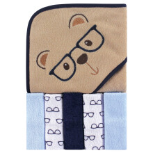 Unisex detsk osu ka s kapucnou Luvable Friends s piatimi inkami Smart Bear, jedna velkost