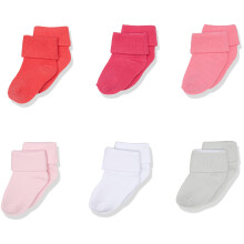 Luvable Friends - Set unisex per neonati e calzini da neonato, rosa corallo, 6-12 mesi