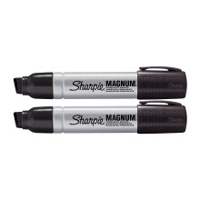 Sharpie 2er-Pack 44101 Magnum Permanentmarker, Schwarz
