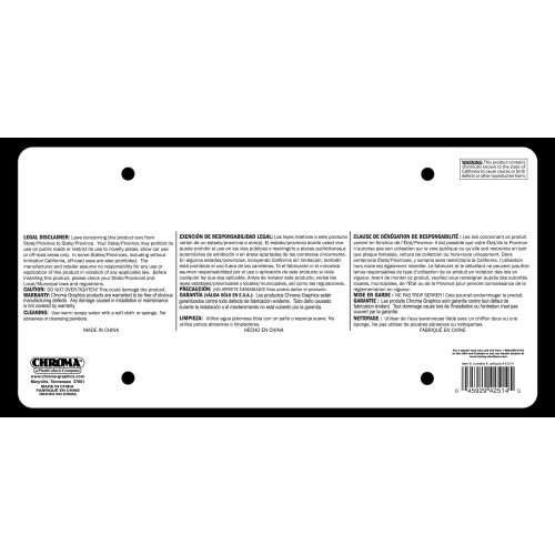 Chroma 42520 Blue Stitch Hibiscus Plastic Frame 1