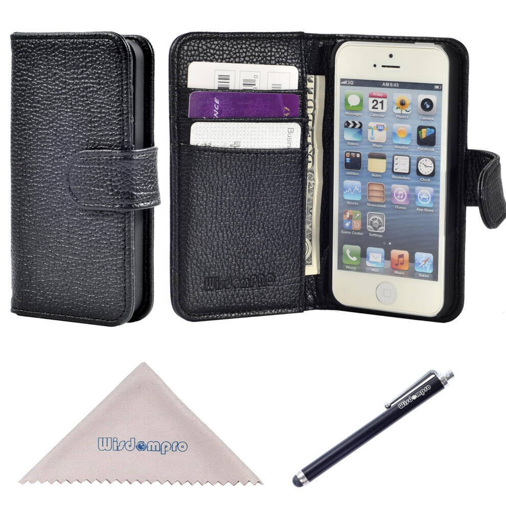 Wisdompro Wallet Case For Iphone 5 For Iphone 5S For Iphone Se 2016 603895935480