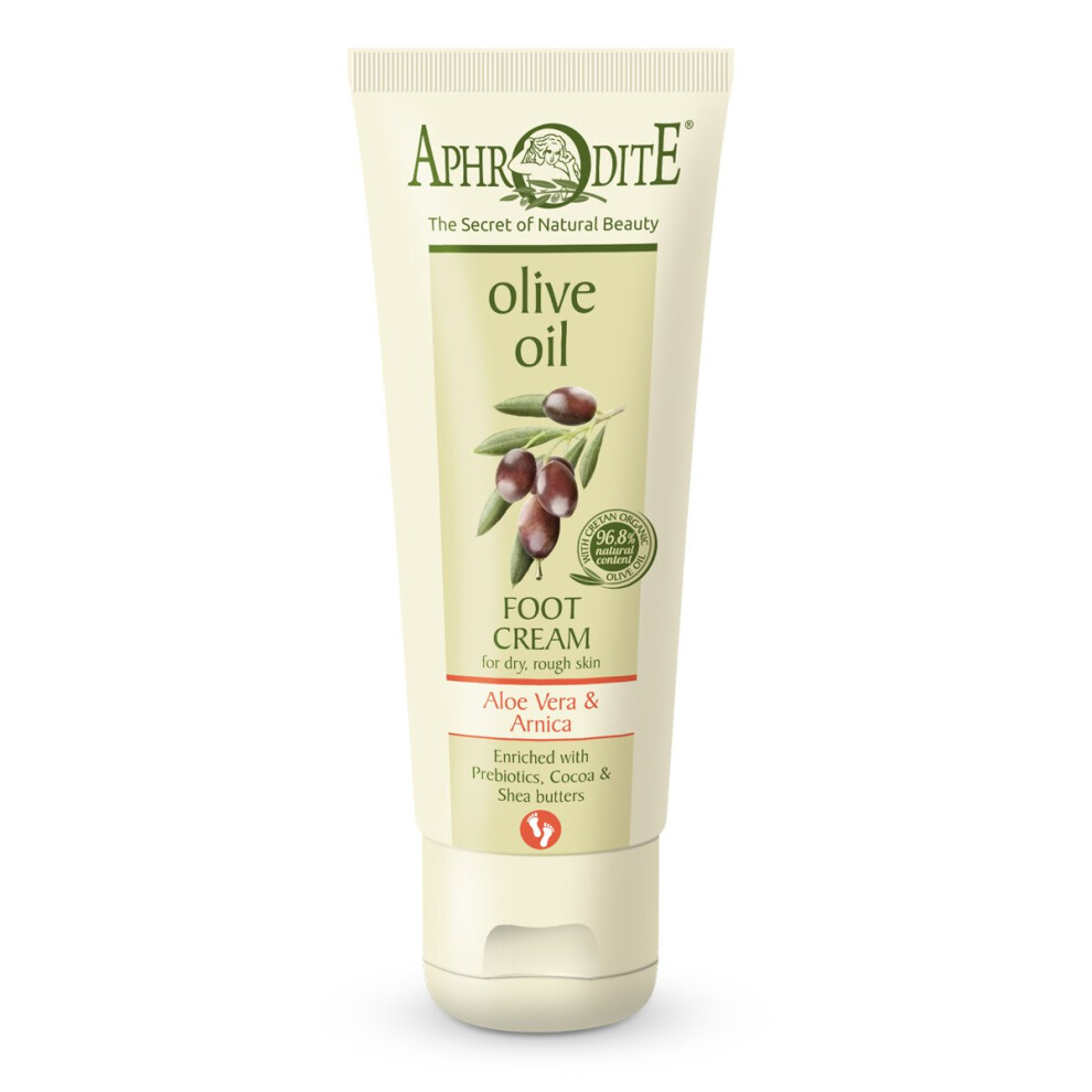 Aphrodite Cream Olive Oil Foot - Aloe Vera & Arnica 75 Ml