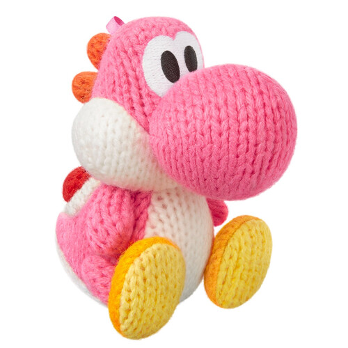 Nintendo Ροζ Κλωστή Yoshi Amiibo - Ιαπωνική Εισαγωγή (Σειρά Yoshi's Woolly World)