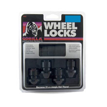 Gorilla Automotive 96641BDX Sort fabriksstil hjull?ses?t (14 mm x 1,50 gevindst?rrelse 4-pak)