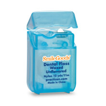 SmileGoods Gewaxte Tandzijde, 12 yd, Ongeparfumeerd, Verpakking van 72