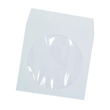 Progo 2 000 kusu bl papr CD DVD obaly Drk na oblky s pruhlednm oknkem a chlopn Ekonomick hmotnost 80 g.