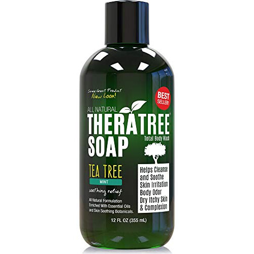 Oleavine TheraTree Tea Tree Oil Soap with Neem Oil - 12oz - Helps Skin
