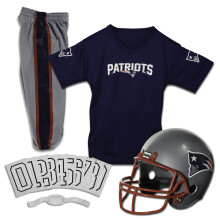 Franklin Sports New England Patriots Kinder Football Uniform Set - NFL Kostüm für Jungen & Mädchen - L
