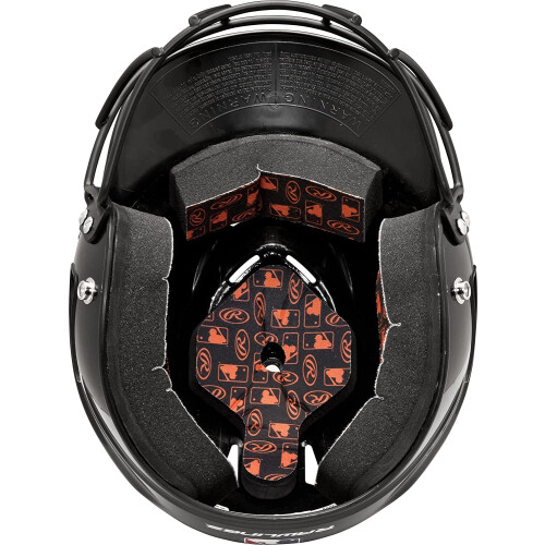 Rawlings | COOLFLO Κράνος Μπάτζα | 6 1/2" - 7 1/2" Για τους Πάντες | Μαύρο + Μάσκα 1