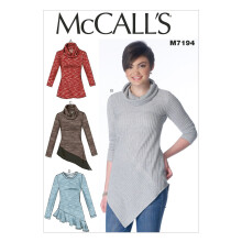 McCall's Patterns M7194 Dames Tops Naai Sjabloon ZZ (LRG-XLG-XXL)