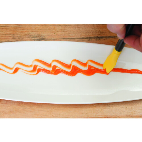 Mercer Culinary Silicone Plating Saw Tooth Brush 2
