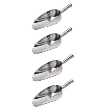 5 Unzen. Schaufel aus Aluminiumguss mit konturiertem Griff  4er-Set