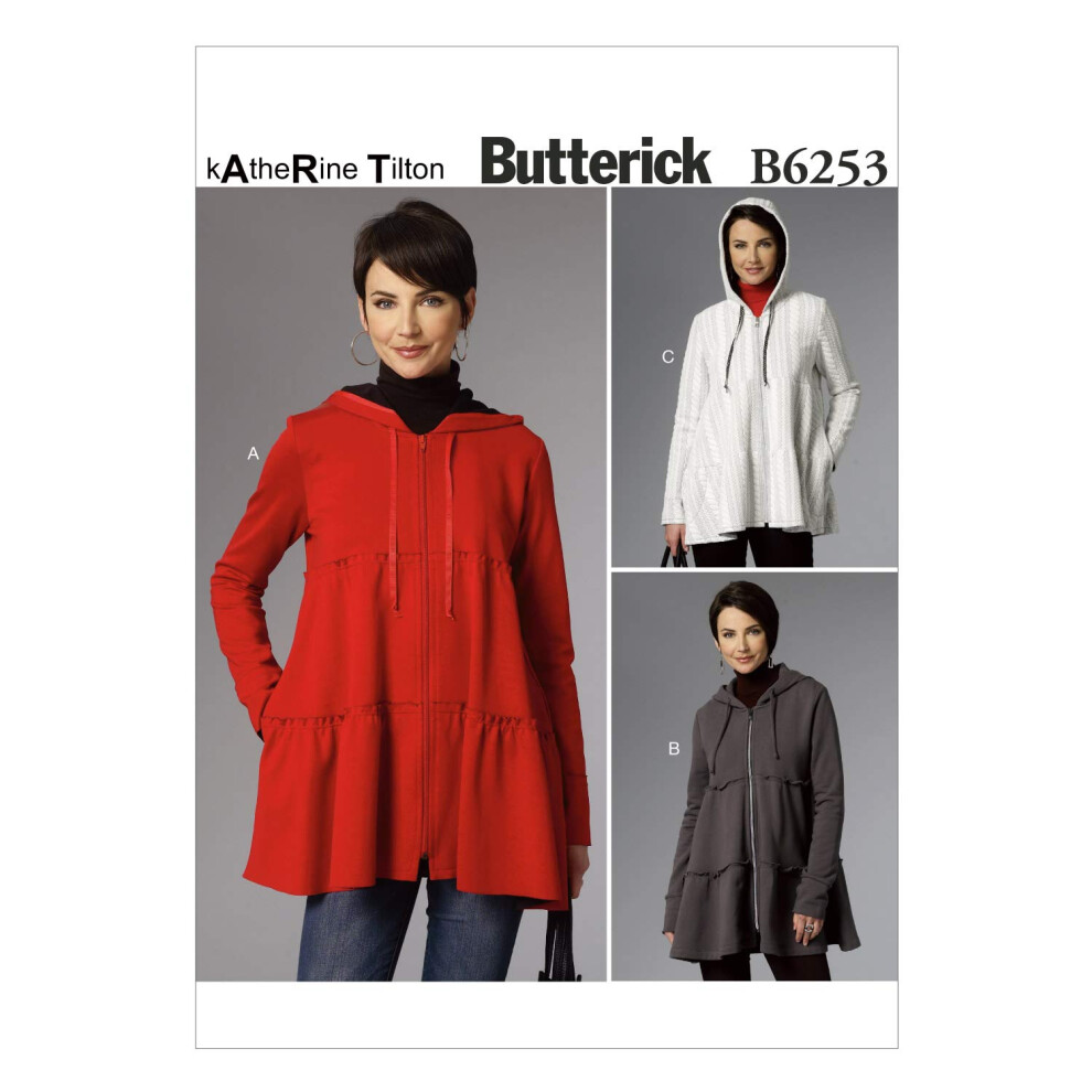 Butterick Patterns B6253ZZ0 Giacca Da Donna ZZ (LRG-XLG-XXL)-image