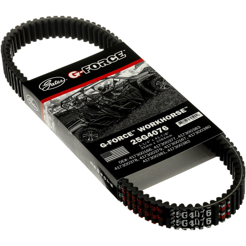 Gates 25G4076 G-Force Cvt Drive Belt 770075625902