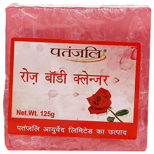 PATANJALI Rose Body Cleanser 125 G Red