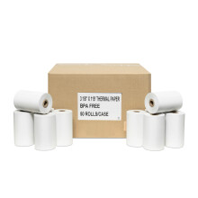 50 Roll of 3 1/8"" x 119' Thermal Cash Register Paper First Data FD100