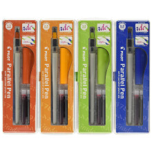 Pilot parallell kalligrafi penna uppsttning 1,5 mm 2,4 mm 3,8 mm och 6 mm med bonusblckpatron (p9005set)