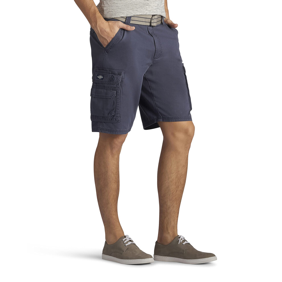 Salopette Lee pour homme New Belted Wyoming cargo short Sporting Blue 33