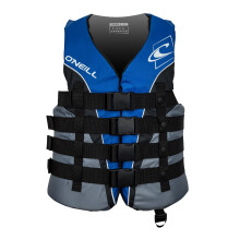 O'Neill Men's Superlite USCG Life Vest Pacific/Smoke/Black: White M