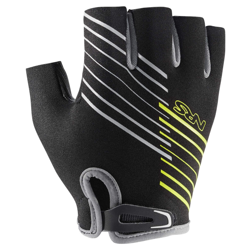 NRS Half-Finger Guide Gloves-Black-XS