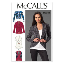 McCall's Patterns M7254 Misses' Cardigans Z (LargeXLarge)